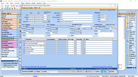Plastic Surgery Electronic Medical Record (EMR).